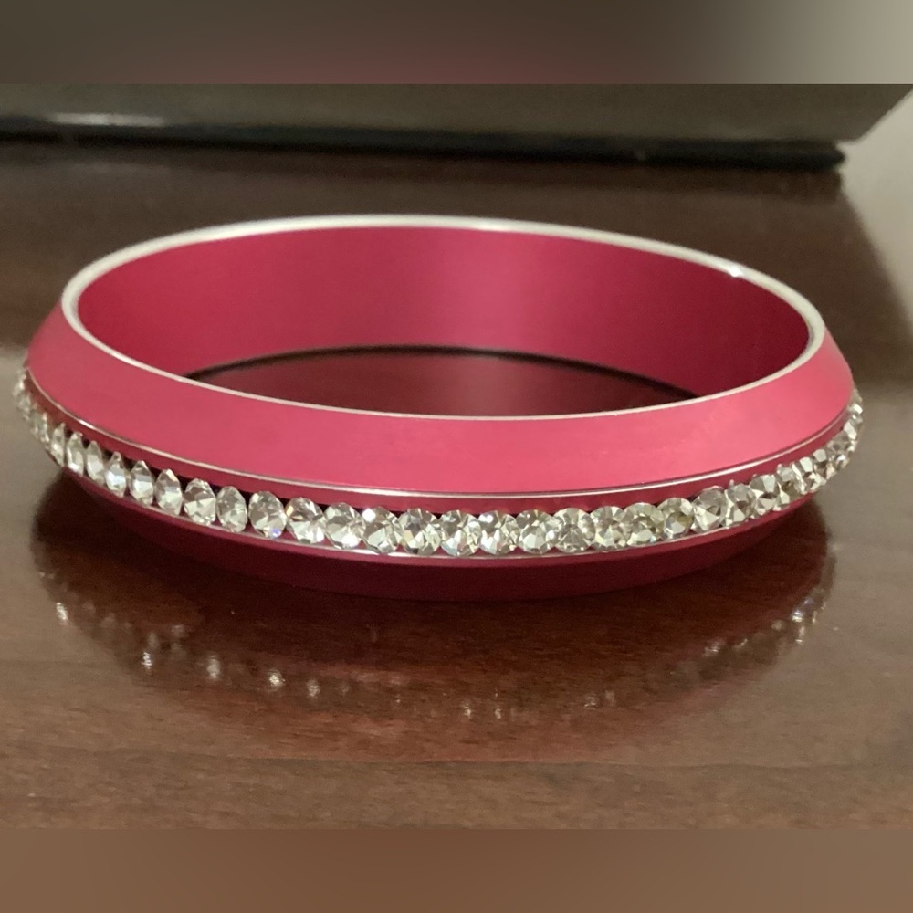 HOST PICK Pink Rhinestone Bangle Bracelet